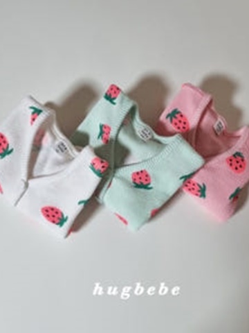 Waffle Strawberry Cardigan