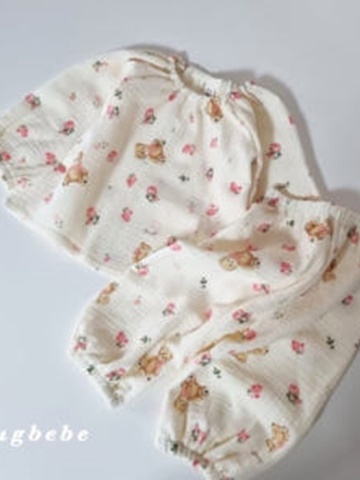 Heart Flower Muslin Pants