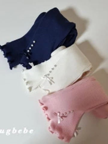 Pearl Ribbon Rib Leggings