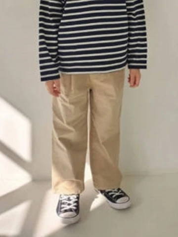 Cotton Span Pintuck Pants