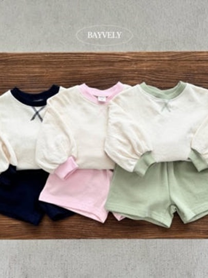 Crayon Shorts Top Bottom Set