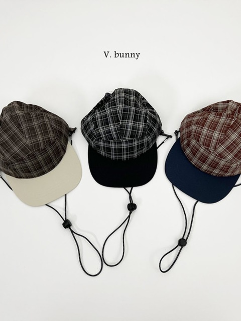 Checked Camping Cap Checked Camping Cap