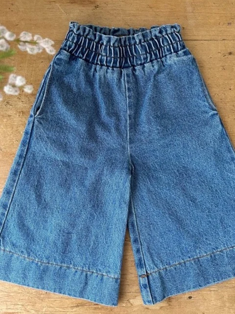 Denim Wide Pants Denim Wide Pants