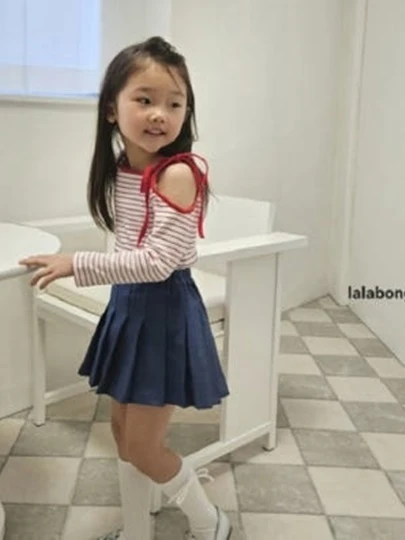Denim Pleated Skirt Denim Pleated Skirt