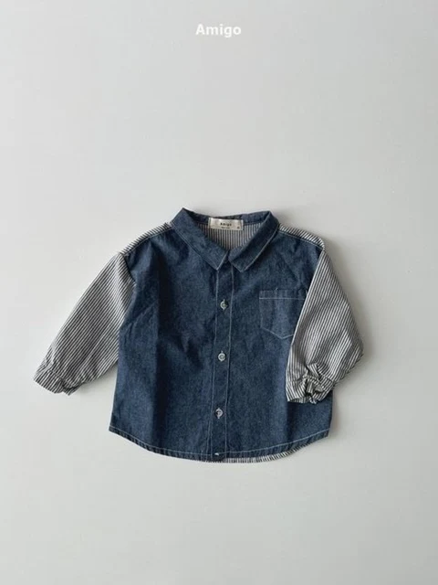 Half Denim Shirt