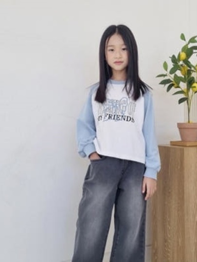 Ribbon Color Crop Tee