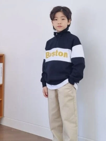 Boston Half Zip-up Sweatshirts