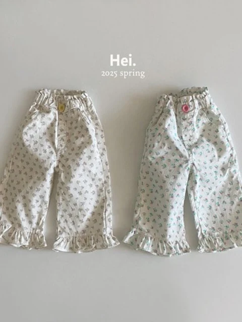 Flower Frill Pants