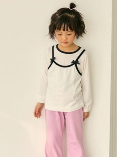 Ribbon Layered Span Tee