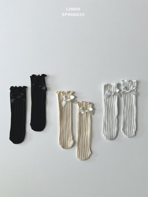 With Ribbon Socks With Ribbon Socks
