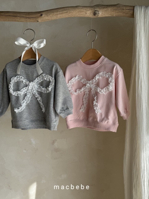 Lace Ribbon Sweatshirts Lace Ribbon Sweatshirts