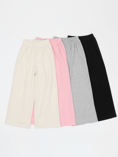 Ribbed Wide Pants