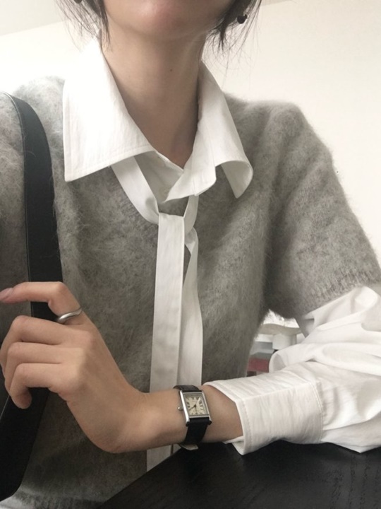 Misty Over Tie Shirt Misty Over Tie Shirt