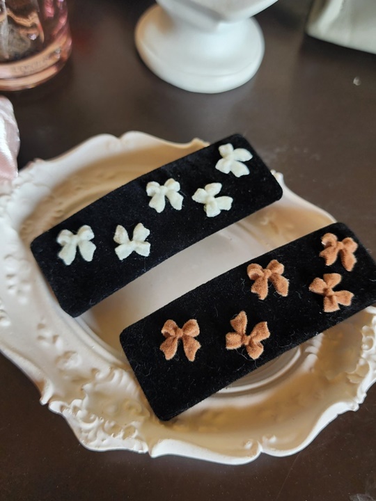 Mini Ribbon Velveet Hairpin Mini Ribbon Velveet Hairpin