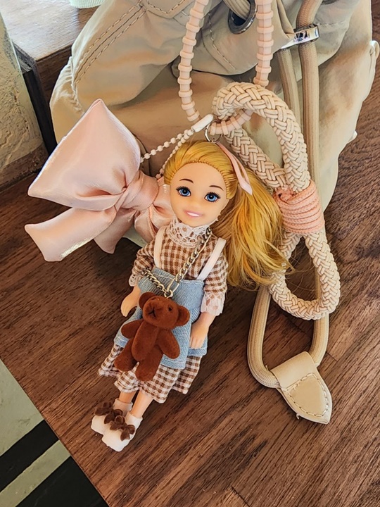 Bear One-piece Blonde Mimi Keyring Bear One-piece Blonde Mimi Keyring
