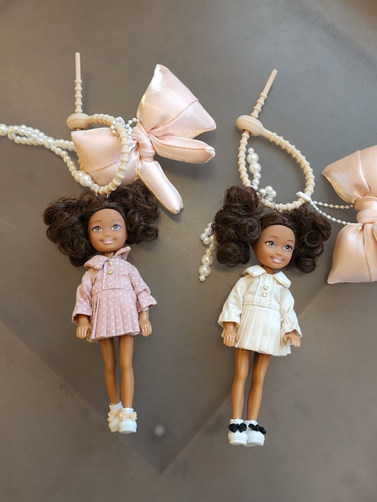 Ribbon One-piece Dumble Keyring