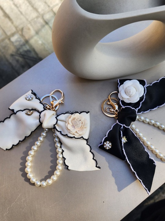 Corsage Ribbon Keyring