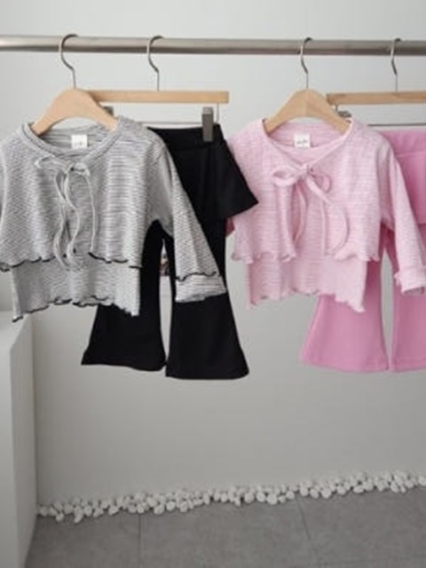 Stripe Cardigan Set Stripe Cardigan Set