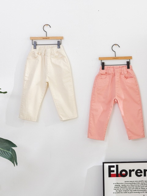 Label Cotton Pants