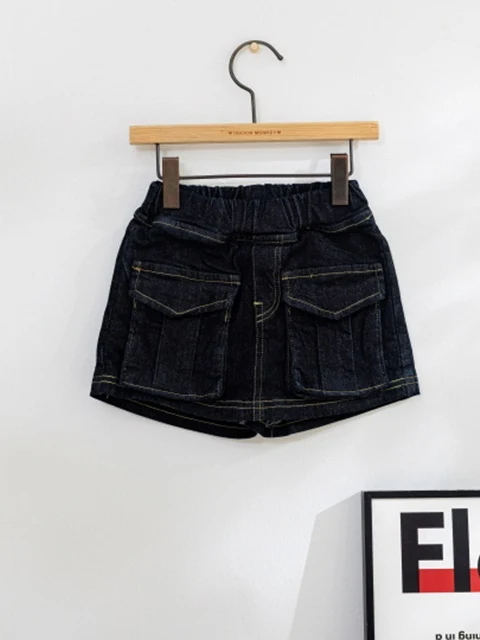 Denim Skirt Pants