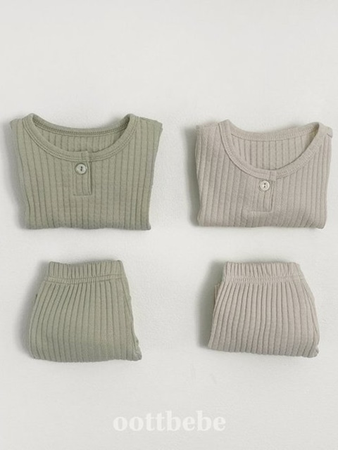 Kiki Rib Top Bottom Set Kiki Rib Top Bottom Set