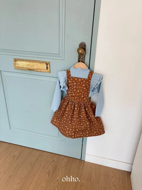 Floral Suspenders Skirt Floral Suspenders Skirt