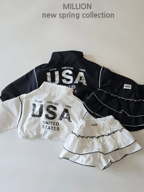 Line Anorak Cancan Set