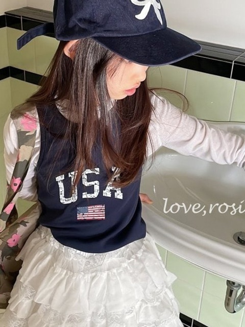 USA Sleeveless Top