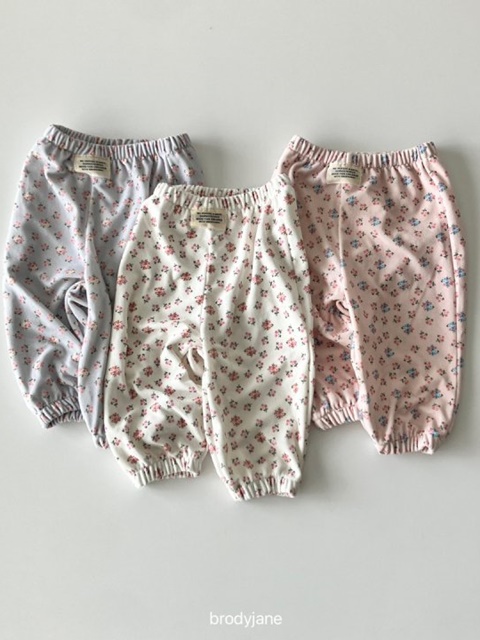 Flower Terry Jogger Pants