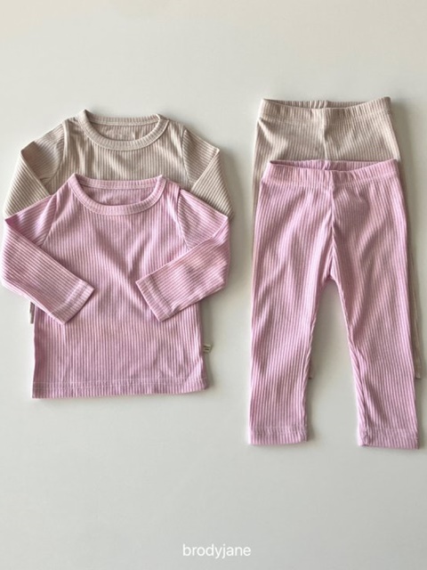 Beige Straight Bone Set (bonnet not included)