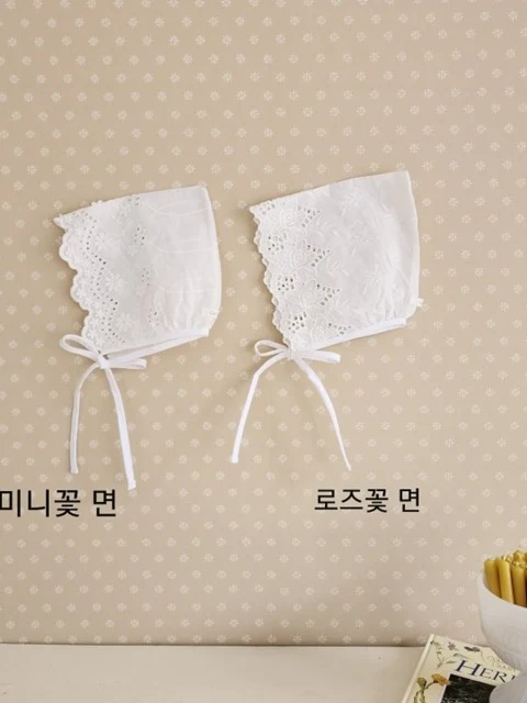 Cotton Lace Bonnet