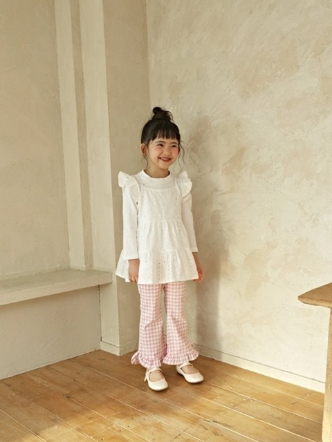 Frill Bootcut Pants