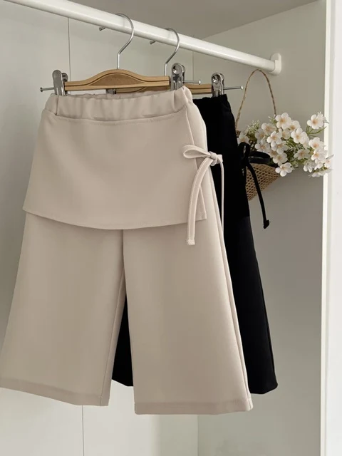Wrap Skirt Pants