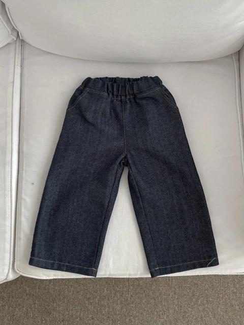 Denim Straight Pants