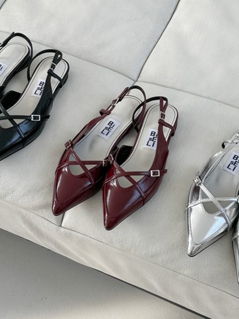 Stiletto Slingback Flat