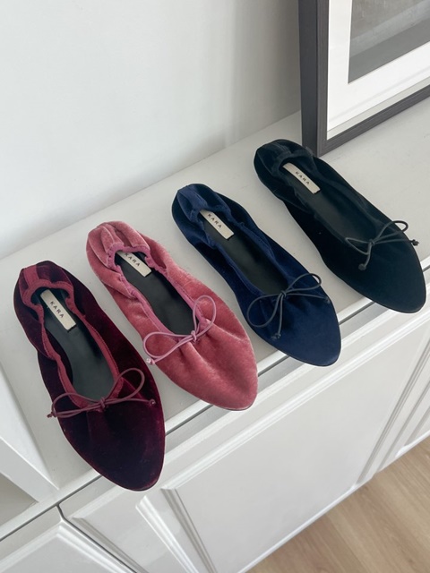Banding Ribbon Velvet Flat