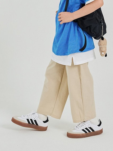 New Simple Crop Pants