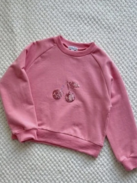 Bling Spangle Cherry Sweatshirts (Junior) Bling Spangle Cherry Sweatshirts (Junior)