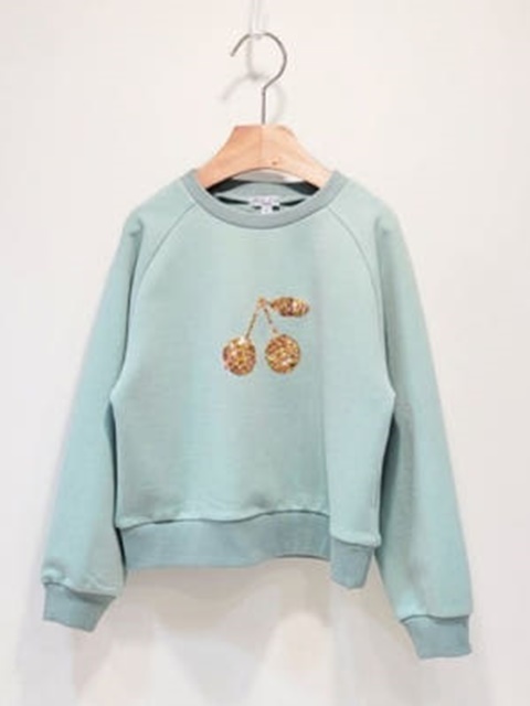 Bling Spangle Cherry Sweatshirts Bling Spangle Cherry Sweatshirts