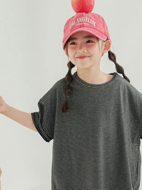 Small Stripe Short Sleeve Tee