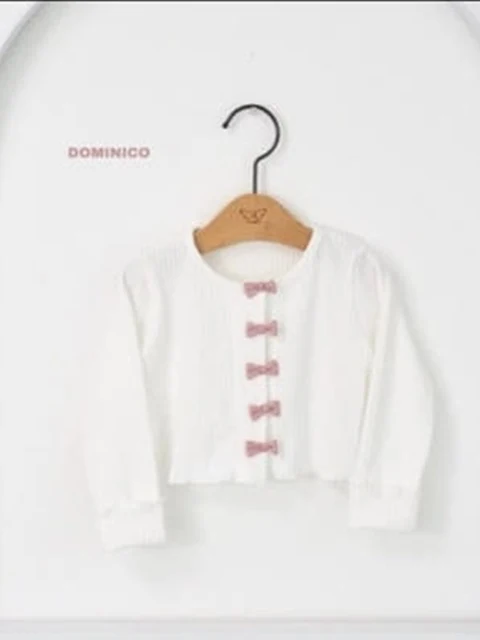 Mini Ribbon Rib Cardigan