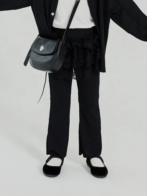 Bootcut Pleated Pants