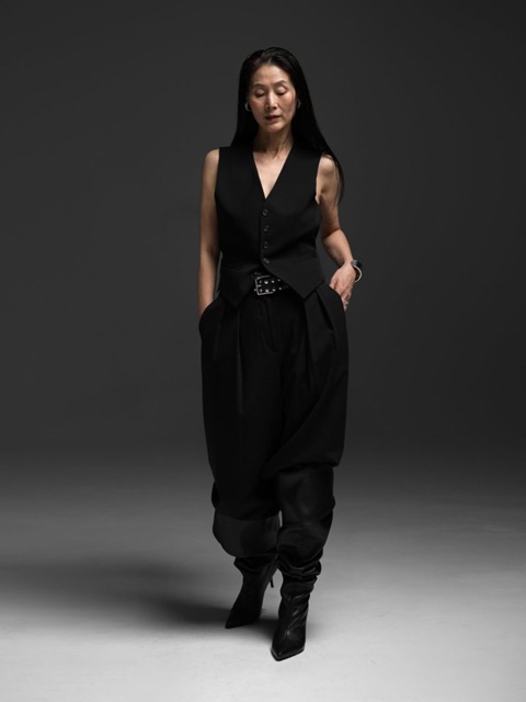 Low Waist Double Pleats Wide Trouser Low Waist Double Pleats Wide Trouser