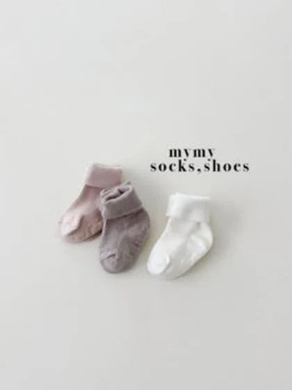 Baby Milk Knee Socks Set (Ivory Combo) Baby Milk Knee Socks Set (Ivory Combo)