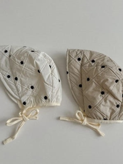 Dot Bonnet Hat