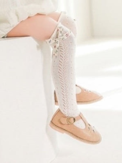 Flower Ribbon Socks