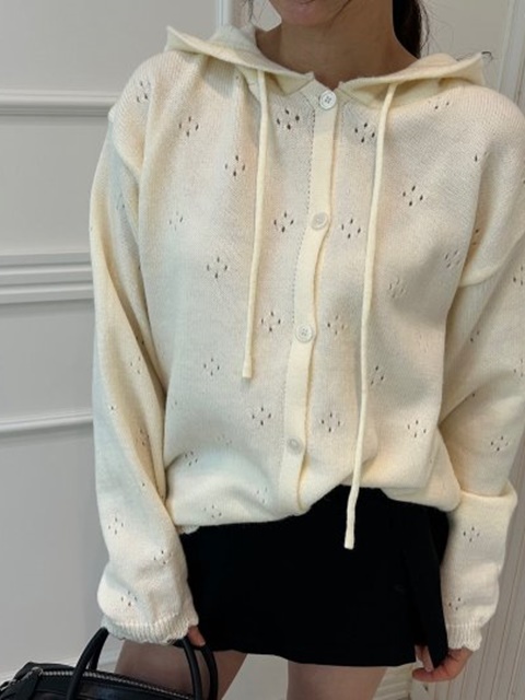 Hood Cardigan