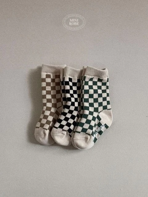 Checkerboard Socks Set