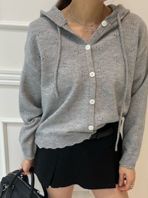 Hood Cardigan