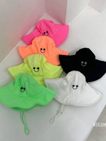 Neon Button Bucket Hat Neon Button Bucket Hat